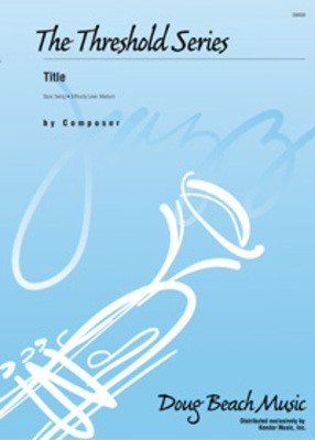 Next Big Thing, The - Zvacek - Kendor Music Score/Parts