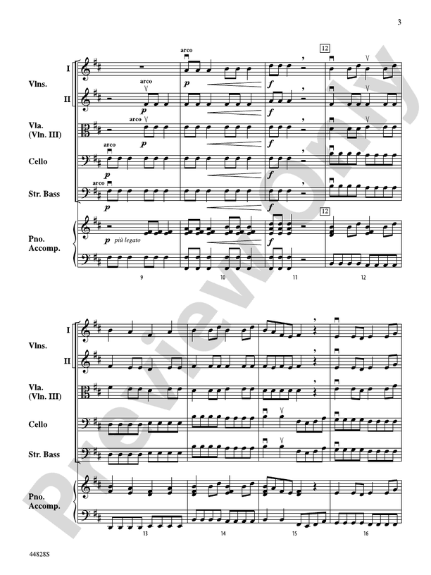 Ninja - String Orchestra Conductor Score & Parts (Digital Download)