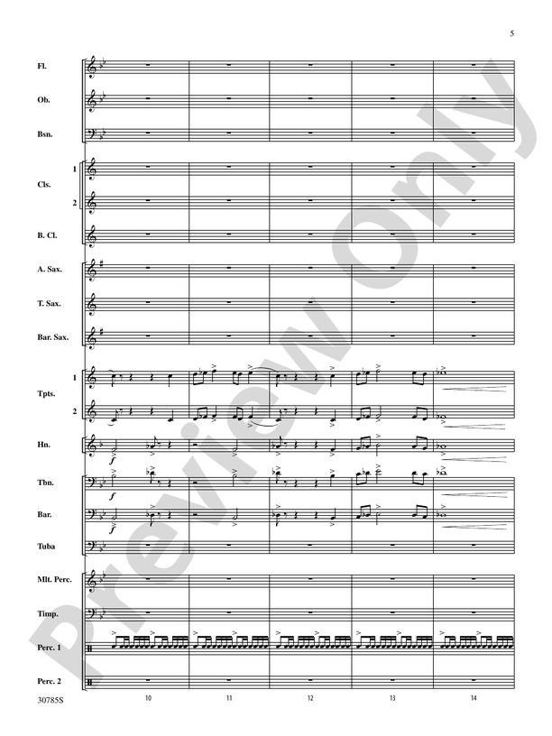 Festivo - Concert Band Conductor Score & Parts (Digital Download)