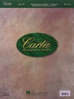 Carta Manuscript Paper No. 37 - Carta Part Paper - Various Authors Hal Leonard