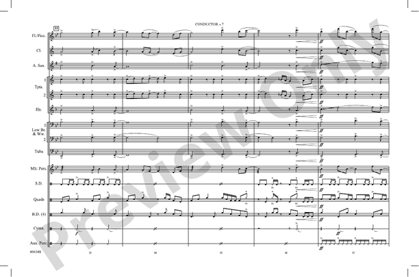 My Universe – Marching Band Conductor Score & Parts (Digital Download)