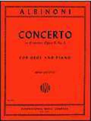 Concerto in D minor Op. 9 No. 2 - for Oboe and Piano - Tomaso Giovanni Albinoni - Oboe IMC