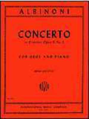 Albinoni Oboe Concerto D Minor Op 9 No2 Oboe/Piano