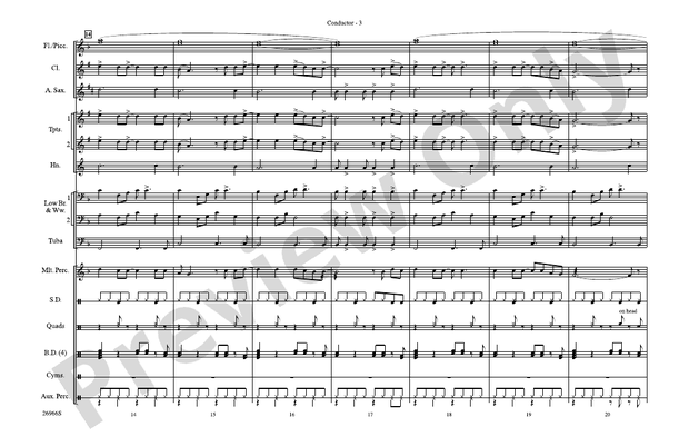Already Gone (Arr. Brian Scott) – Marching Band Conductor Score & Parts (Digital Download)