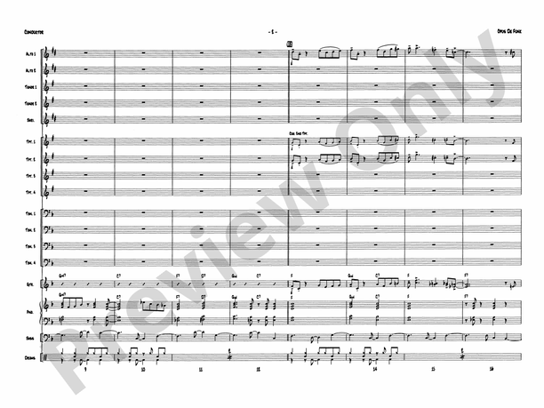 Opus de Funk - Jazz Ensemble Conductor Score & Parts (Digital Download)