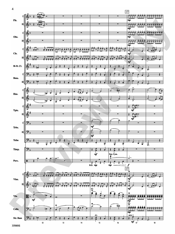 Wild Blue Yonder – Ful Orchestra Conductor Score & Parts (Digital Download)