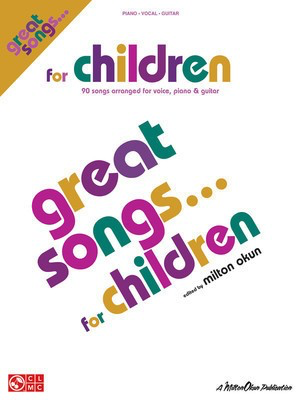 Great Songs for Children - P/V/G Mixed Folio - Guitar|Piano|Vocal Cherry Lane Music Piano, Vocal & Guitar