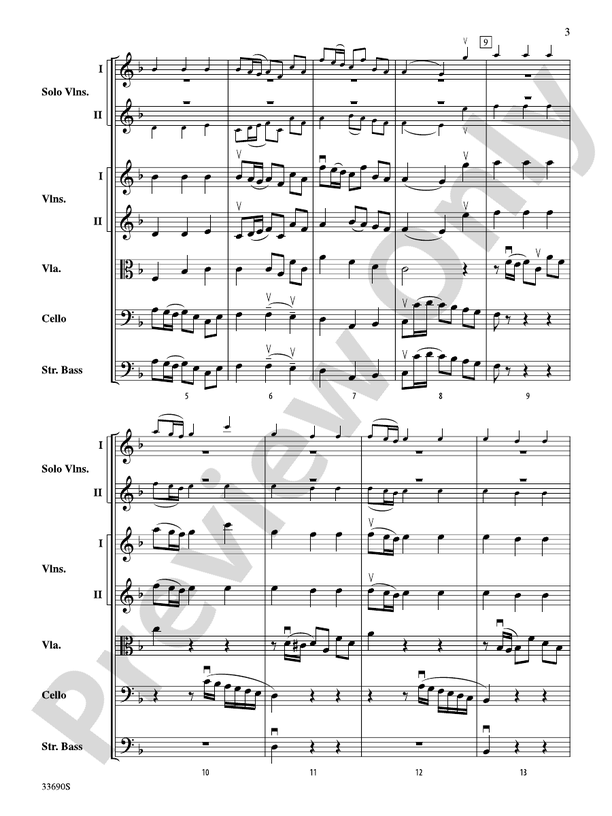 My Spirit Be Joyful (from Cantata No. 146) – String Orchestra Conductor Score & Parts (Digital Download)