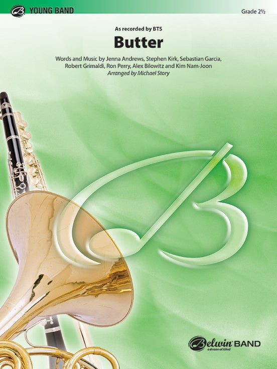 Butter - Concert Band Conductor Score & Parts (Digital Download)
