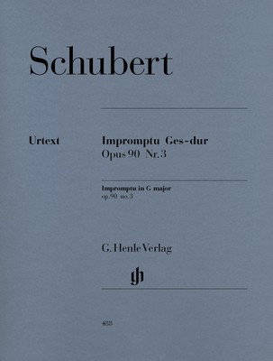 Impromptu G flat major Op. 90 No. 3 D 899 - Franz Schubert - Piano G. Henle Verlag Piano Solo