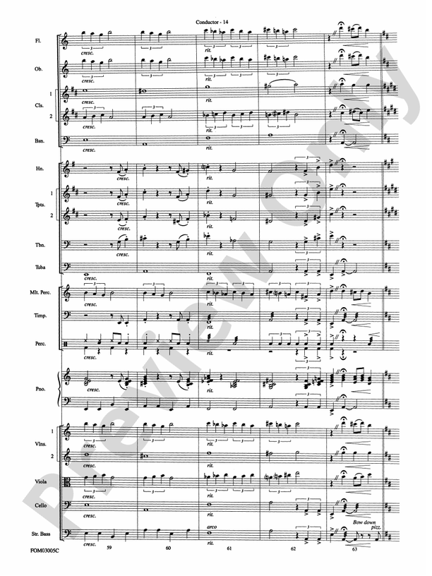 New York, New York, Theme from - Full Orchestra Conductor Score & Parts (Digital Download)
