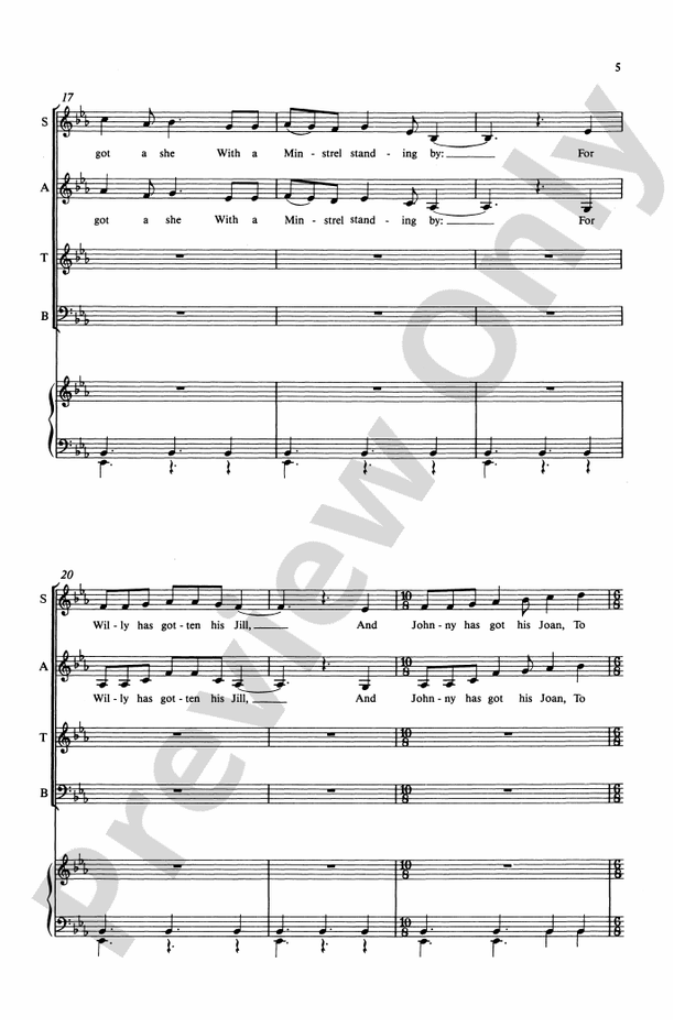 Maypole (from Love Songs for Springtime) – SATB Choral Octavo (Digital Download)