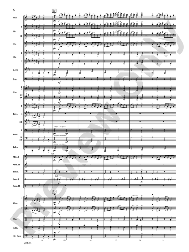 Tatarian Dances – Full Orchestra Conductor Score & Parts (Digital Download)