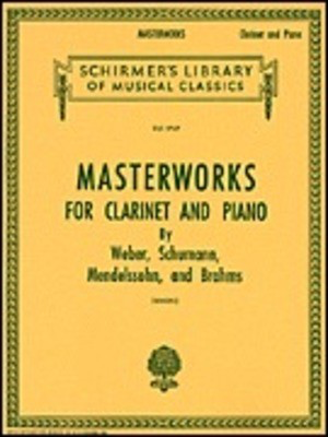 Masterworks For Clarinet And Piano Arr Simon -