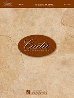 Carta Manuscript Paper No. 8 - Carta Standard Paper - Various Authors Hal Leonard