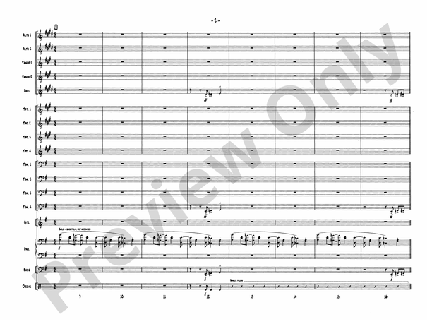 One Mint Julep (Grade 4.5) - Jazz Ensemble Conductor Score & Parts (Digital Download)