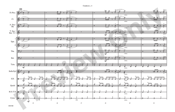 19th Nervous Breakdown – Marching Band Conductor Score & Parts (Digital Download)