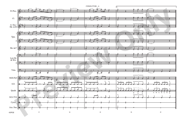Come Go with Me – Marching Band Conductor Score & Parts (Digital Download)