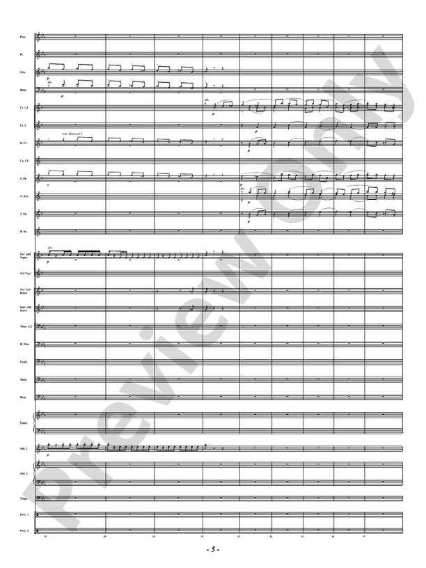 Ancient Airs and Dances - Suite No. 1 for Symphonic Winds - IV. Passo Mezzo e Mascherada - Concert Band Conductor Score & Parts (Digital Download)