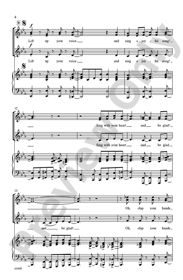 Lift Up Your Voice! – SSA Choral Octavo (Digital Download)