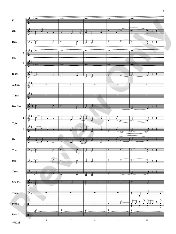 Fanfare and Modal Apparitions - Concert Band Conductor Score & Parts (Digital Download)