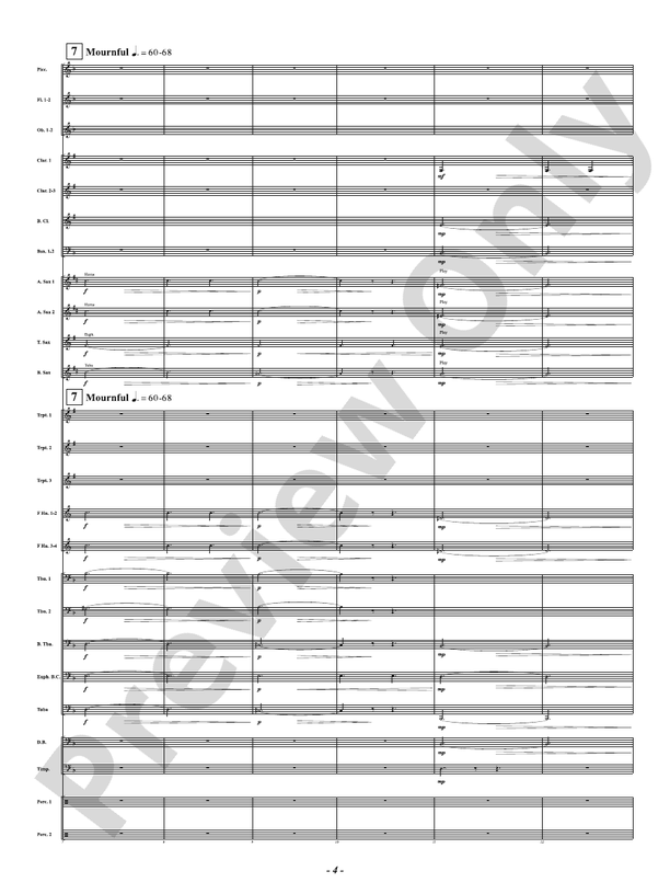 Funeral March of a Marionette - Concert Band Conductor Score & Parts (Digital Download)