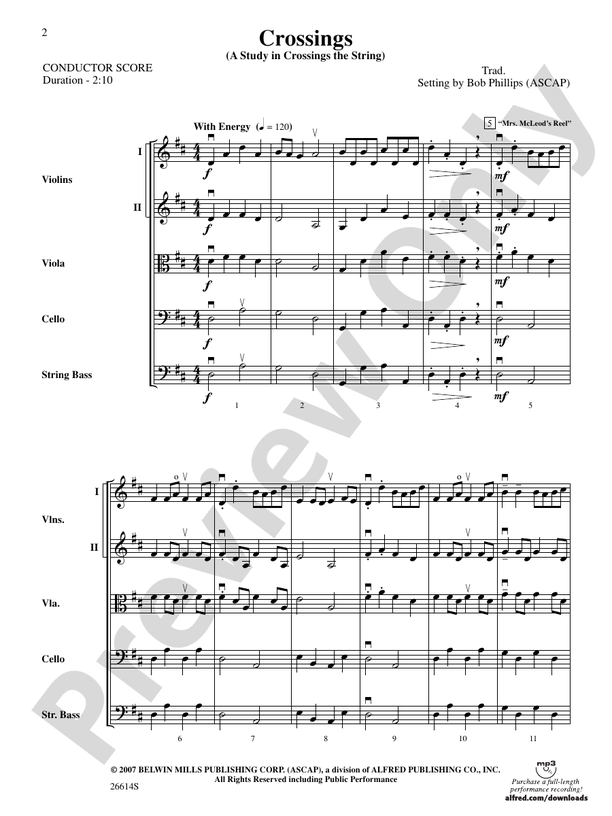 Crossings – String Orchestra Conductor Score & Parts (Digital Download)