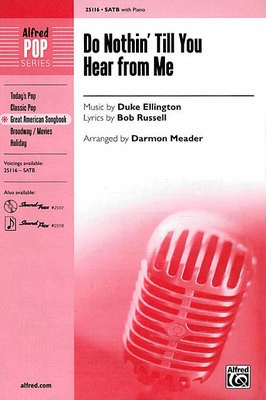 Do Nothin' Till You Hear from Me - Duke Ellington - SATB Steve Zegree Hal Leonard Choral Score Octavo