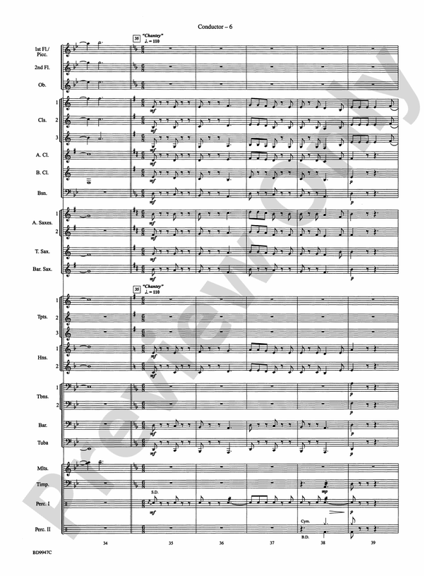 Chesapeake - Concert Band Conductor Score & Parts (Digital Download)