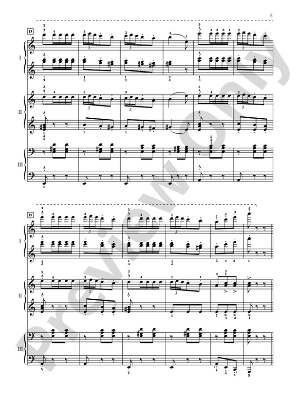 Essential Keyboard Trios: 10 Intermediate to Early Advanced Selections in Their Original Form - 1 Piano, 6 Hands (Digital Download)