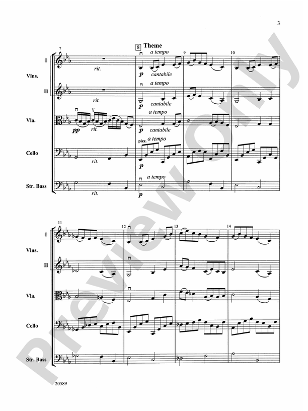 Pagodas – String Orchestra Conductor Score & Parts (Digital Download)