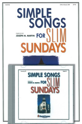 Simple Songs for Slim Sundays - Collection & Listening CD - SAB Shawnee Press Preview Pak Book/CD