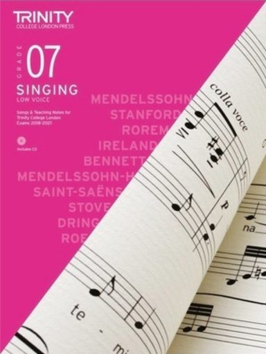 Trinity Singing 2018-21 Grade 7 Low Voice Book/CD