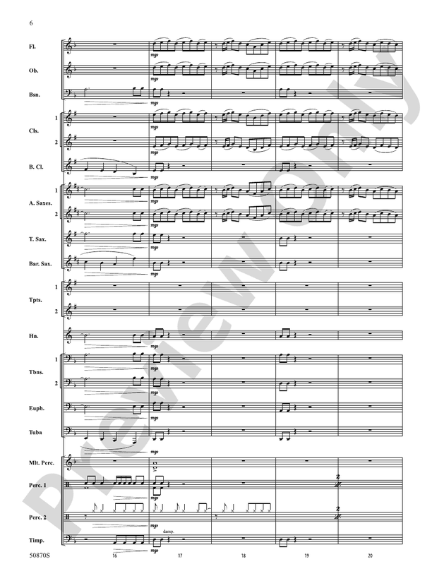 Endurance – Concert Band Conductor Score & Parts (Digital Download)