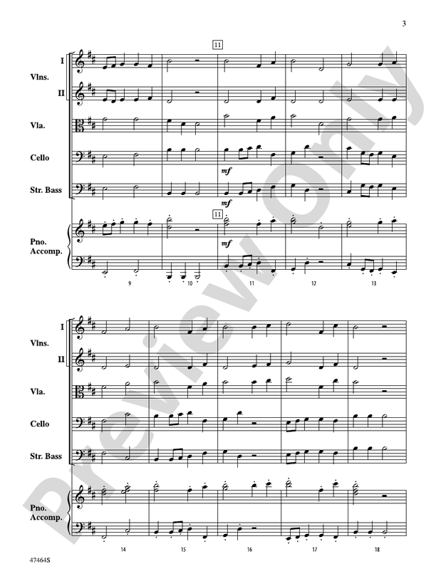 A Russian Winter - String Orchestra Conductor Score & Parts (Digital Download)