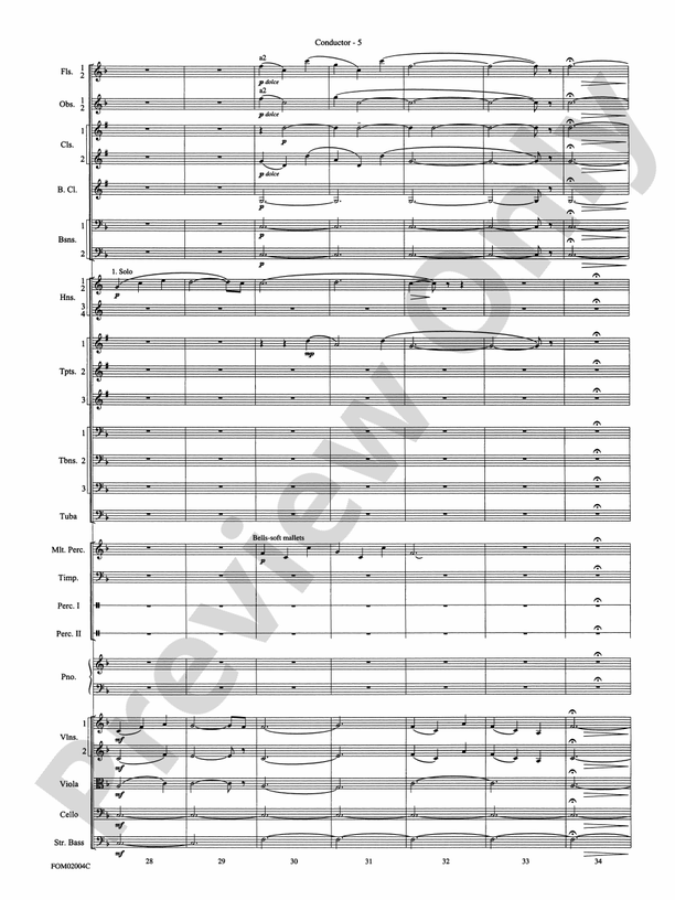 Band of Brothers - Full Orchestra Conductor Score & Parts (Digital Download)