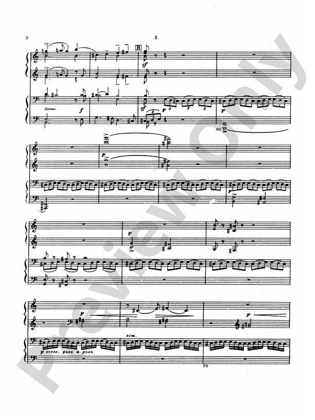 Tchaikovsky - Manfred Symphony, Op. 58 - 1 Piano, 4 Hands (Digital Download)