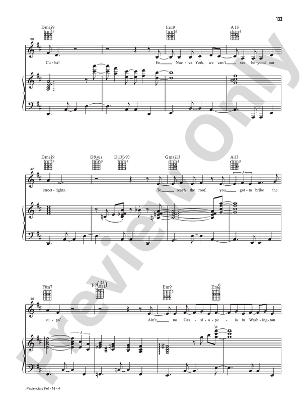 Paciencia Y Fe (Music from the Original Motion Picture Soundtrack, In The Heights) - PVG (Digital Download)