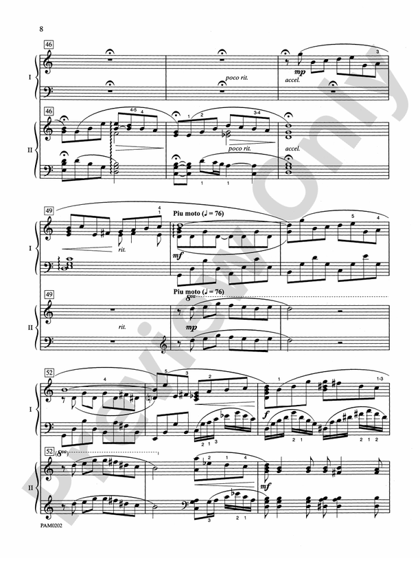 Blues Concerto - 2 Pianos, 4 Hands (Digital Download)