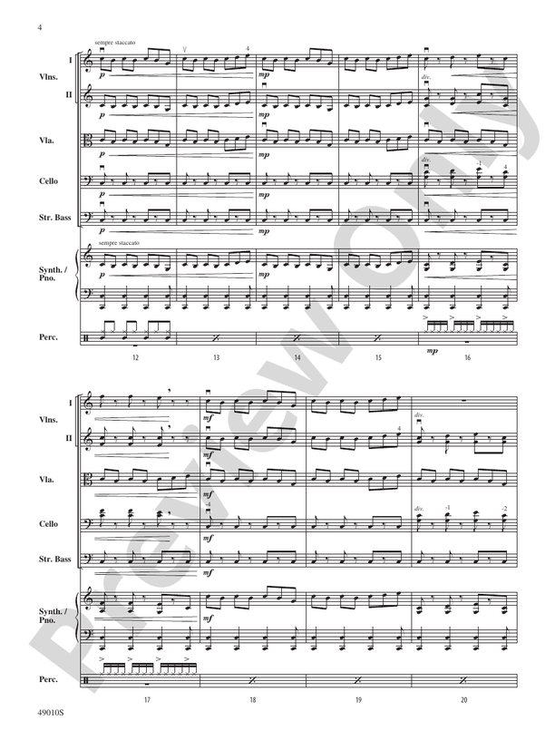 Themyscira - String Orchestra Conductor Score & Parts (Digital Download)