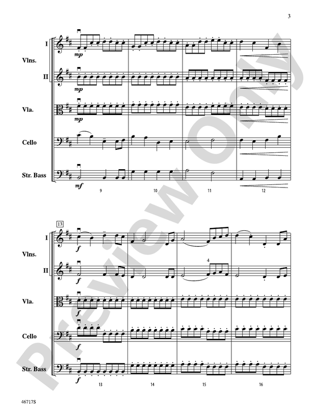 Hunter's Moon - String Orchestra Conductor Score & Parts (Digital Download)