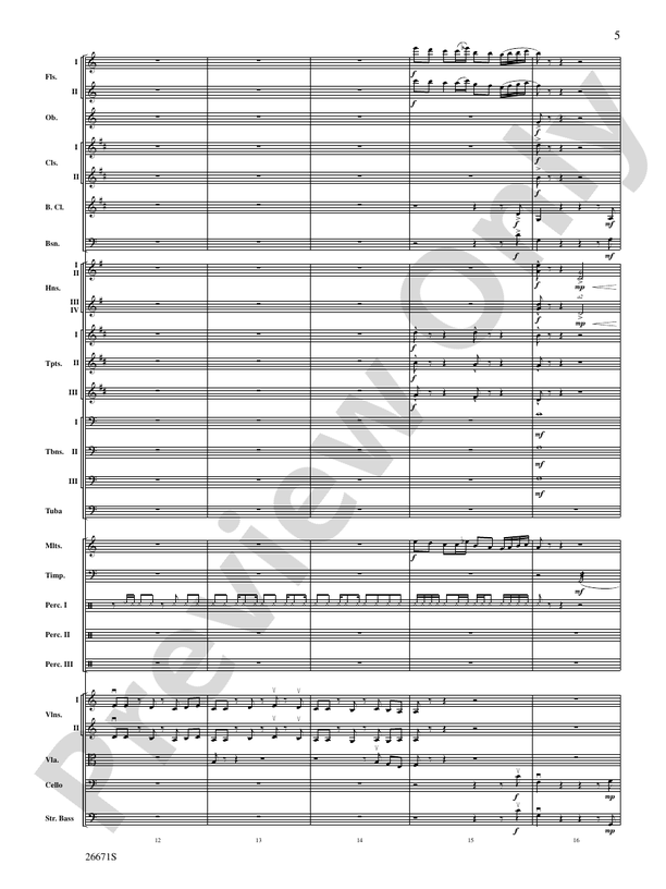 The Story of Mumble Happy Feet – Full Orchestra Conductor Score & Parts (Digital Download)