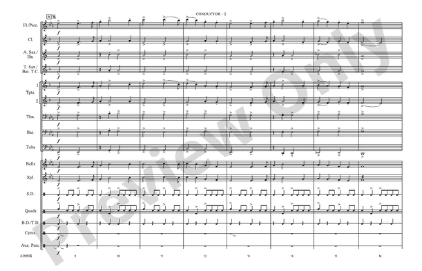 Cheyenne – Marching Band Conductor Score & Parts (Digital Download)