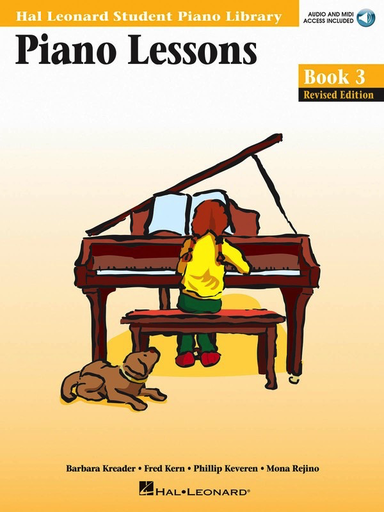 Hal Leonard Student Piano Library Piano Lessons Book 3 - Piano/Audio Access Online 298067