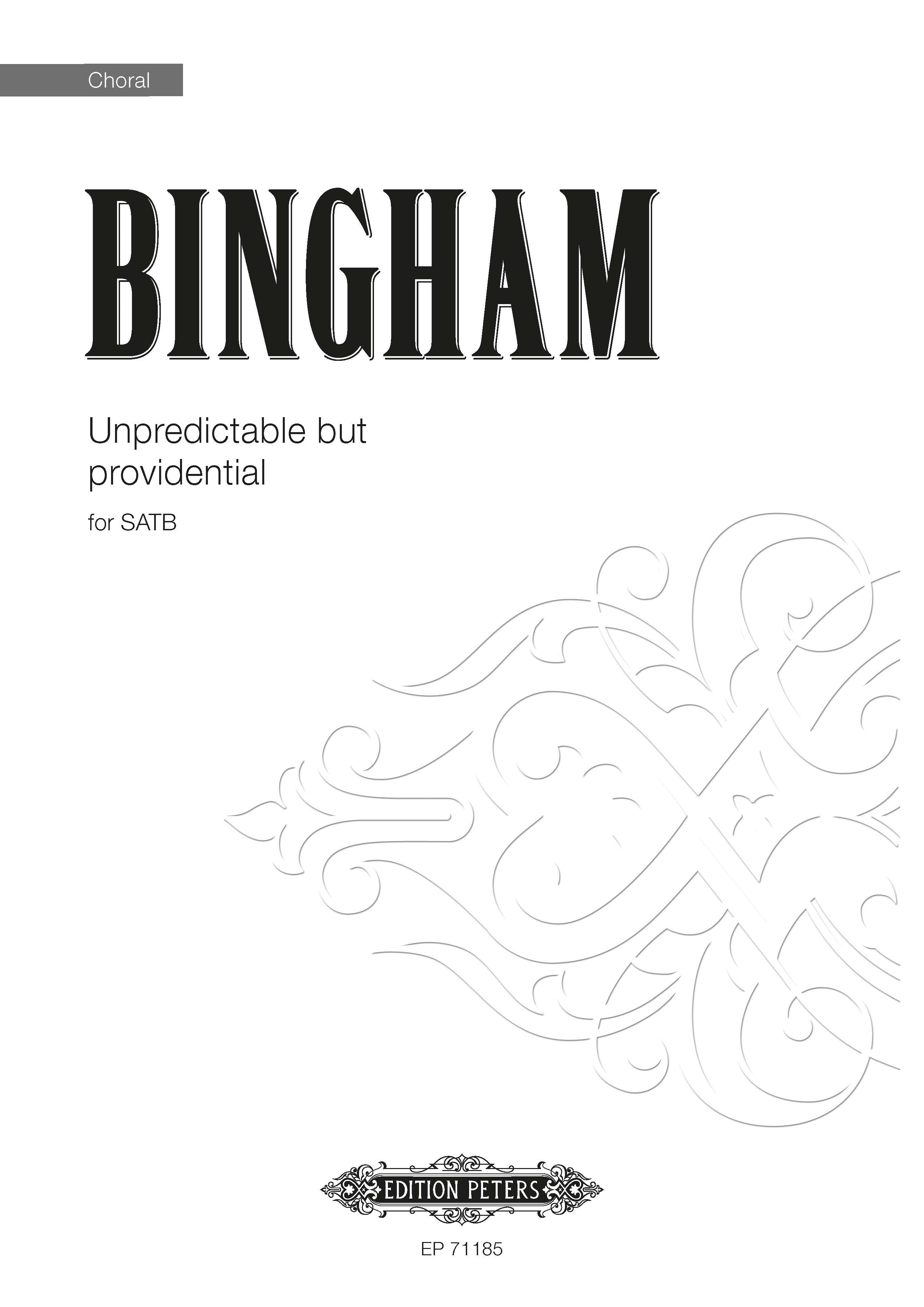 Unpredictable but providential - SATB Choral Octavo (Digital Download)