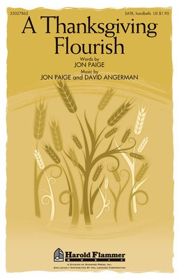 A Thanksgiving Flourish - David Angerman|Jon Paige - SATB Jon Paige Shawnee Press Choral Score Octavo