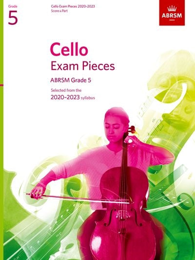 ABRSM Cello Exam Pieces (2020-2023) Grade 5 - Cello/Piano Accompaniment ABRSM 9781786012326