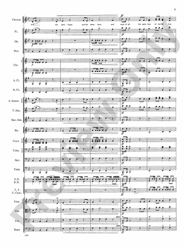We, the Children of America - Concert Band Conductor Score & Parts (Digital Download)