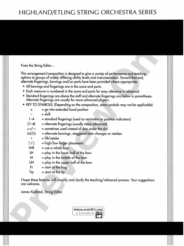 Entrance of the Queen of Sheba – String Orchestra Conductor Score & Parts (Digital Download)