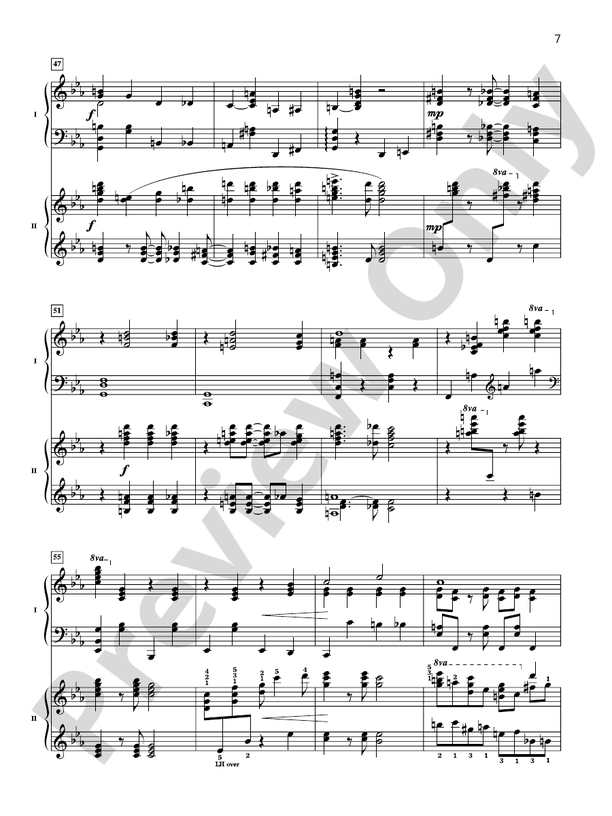 Four Songs by George Gershwin - 2 Pianos, 4 Hands (Digital Download)